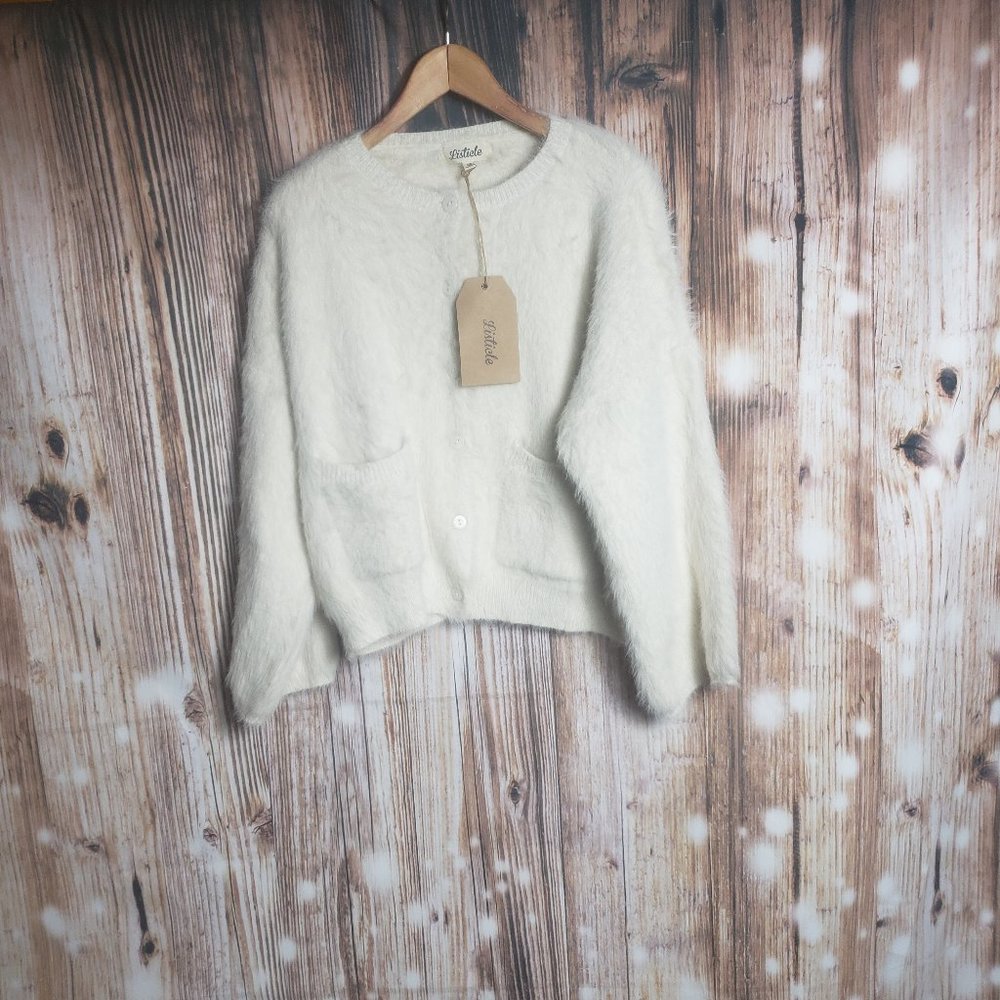 Listicle Cardigan Sweater button up with pockets
